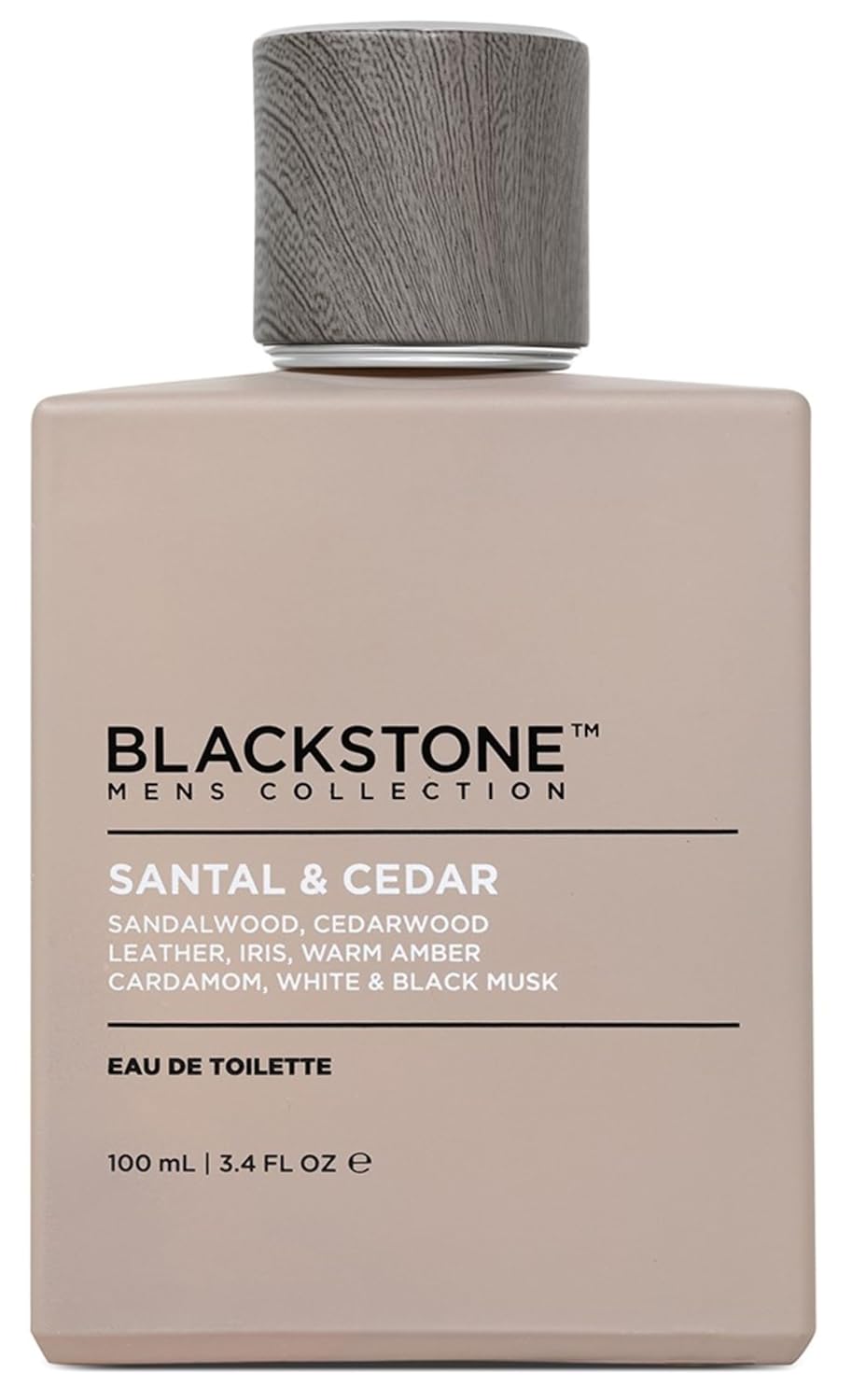 Blackstone Mens Collection Eau de Toilette – Santal & Cedar, | Men’s Fragrance, Warm (3.4 Fl Oz) Men's Grooming 100ml Santal & Cedar Toilette - Turnkey