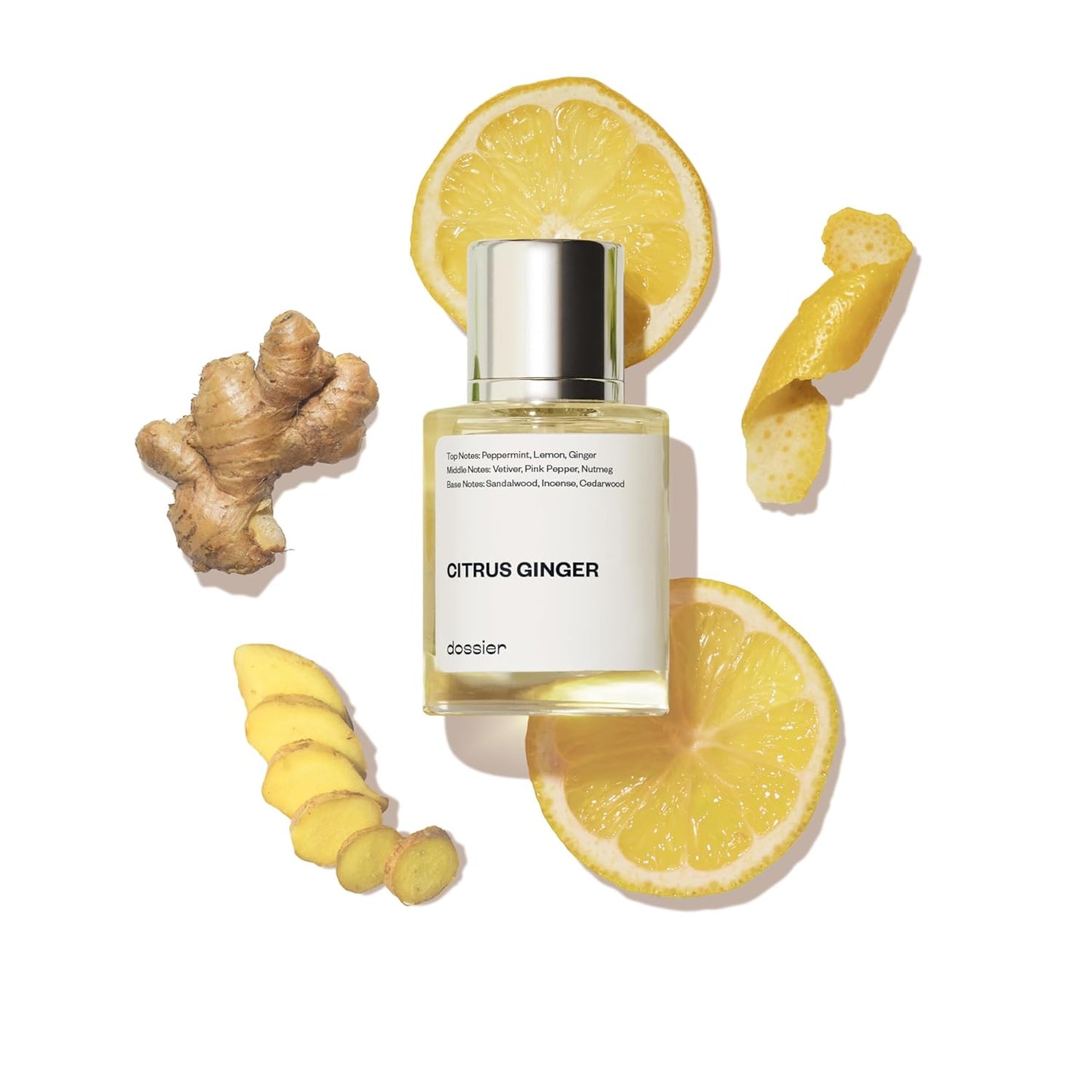 Dossier - Citrus Ginger - Eau de Parfum - Perfume Luxury - Pure Infused - For Men - Fragrance 1,7 Fl 0z (50ml)