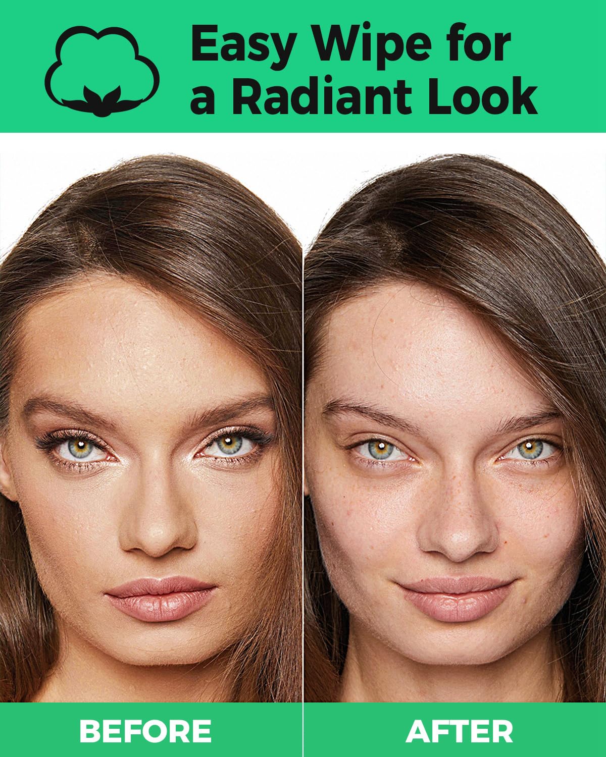 ProCIV Reusable Makeup Remover Pads, 18 Packs Washable Organic Bamboo Reusable Cotton Rounds for All Skin Types & Toner with Laundry Bag, Eco Friendly Zero Waste Reusable Cotton Pads for Woman (White)