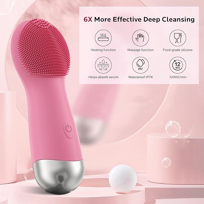 Colorfarm Facial Steamer Skin Care Set: Face Steamer Home Spa Kit Deep Cleaning Unclogs Pores with 5 Skin Care Tools - Spa Relaxing Self Care Gifts for Women (Youth-Boosting & Radiance Spa Kit)