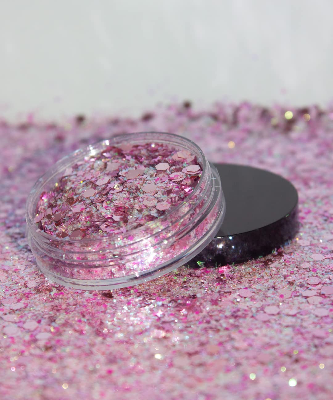 KARIZMA Pixie Dust Body Glitter. 10g Chunky Face Hair, Eye and Body for Women. Rave Festival Accessories, Cosmetic Makeup. Loose Set