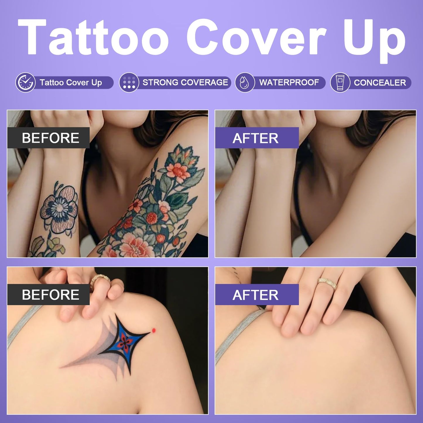 Body Coverage Perfector Cream 3.65 Fl Oz - Full Coverage for Skin Imperfections & Uneven Tone - Natural Finish Concealer- Daily Moisturizing Body Makeup with Centella Asiatica (Bronze Radiance)