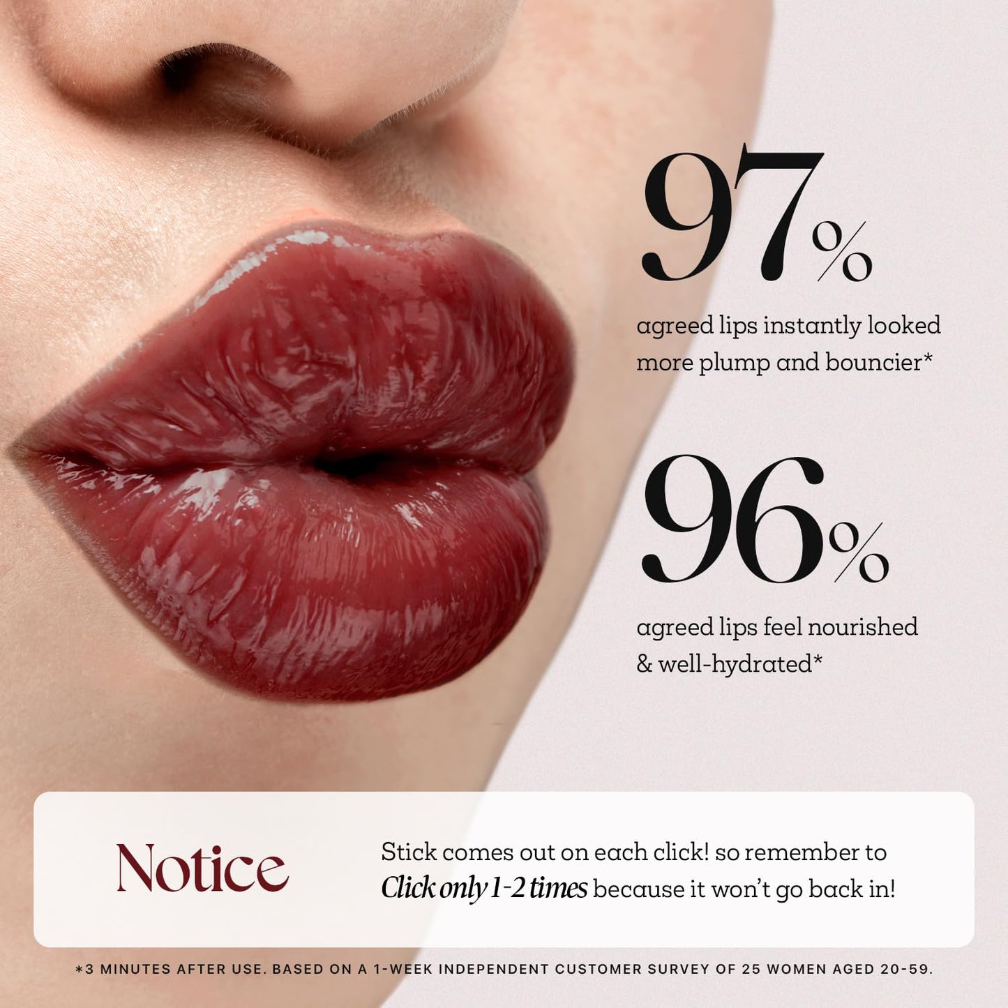 Nature Republic HONEY MELTING LIP PLUMPING (22 BERRY CHILL) SOFT LIP STICK, Hydrating Gloss, Moisturizing balms, Volumizing formula & Sheer tint, Glowy Finish, korean make up, Stocking Stuffers