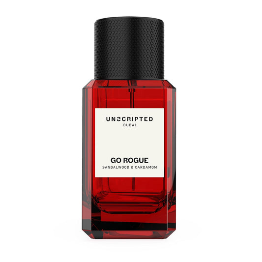 Unscripted Go Rogue - Bold and Unique Perfume for Men - Long-Lasting Men Perfume with Cardamom, Sandalwood and Vetiver for Free Spirits - 1.7 oz