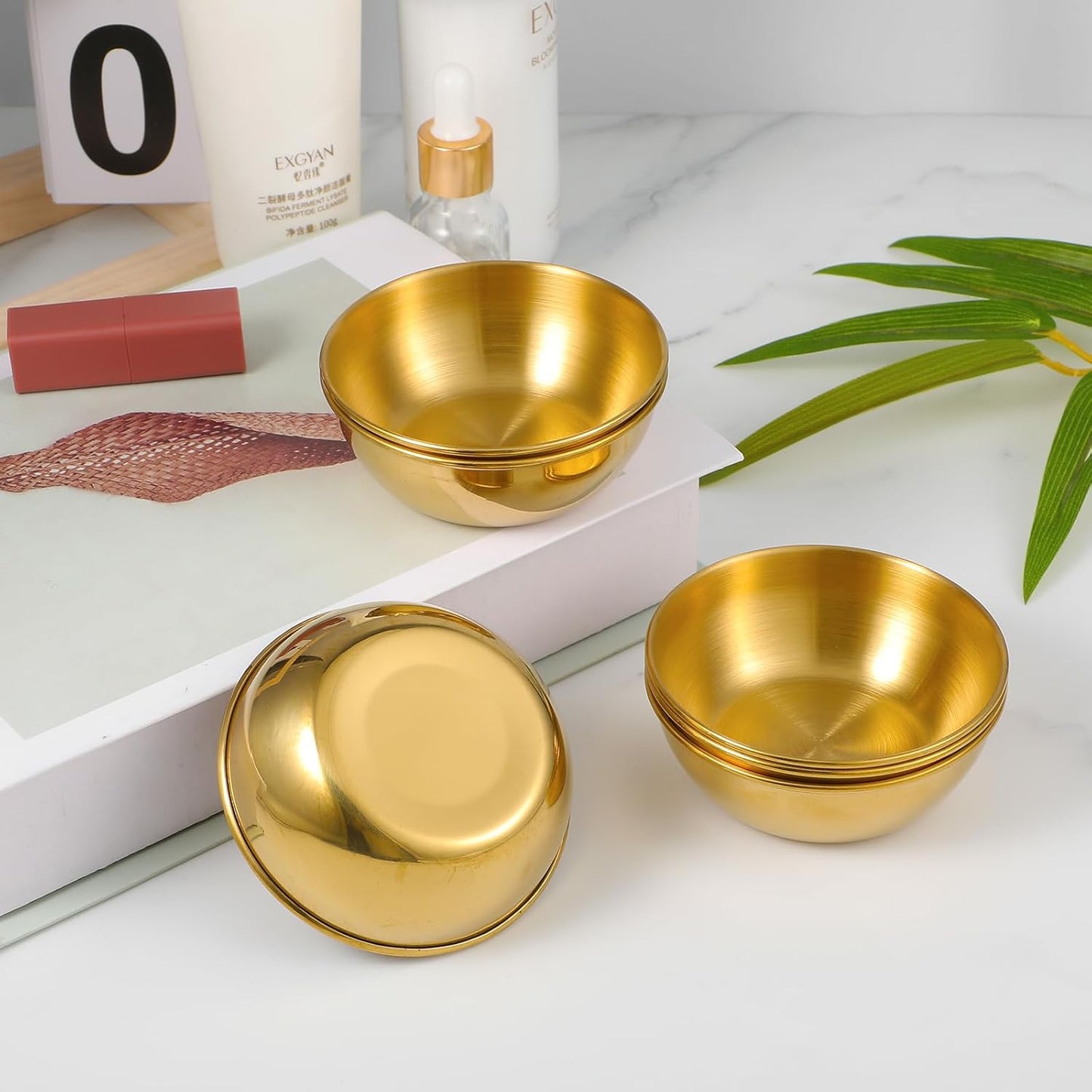 12 Pcs DIY Face Mask Mixing Bowl 3.23" Stainless Steel Esthetician Facial Mask Bowl Facial Bowls Small Mixing Bowls Esthetician Supplies for Lady Women Skincare Home Salon Cosmetic Beauty