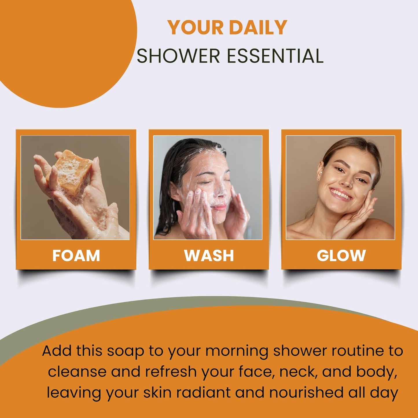 Turmeric Kojic Acid Soap- Skin and Body Brightening with Glycerin, Retinol & Hyaluronic Acid. Dark Spot Removal & Even Skin Tone.(Pack of 2) 100g each