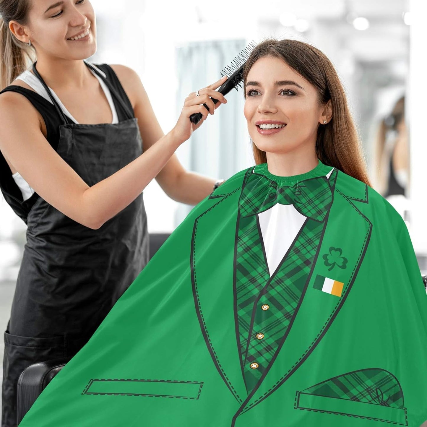 Stylish Barbershop Salon Barber Cape Haircut Cape Salon Apron Unisex Hair Cutting Apron for Men Women