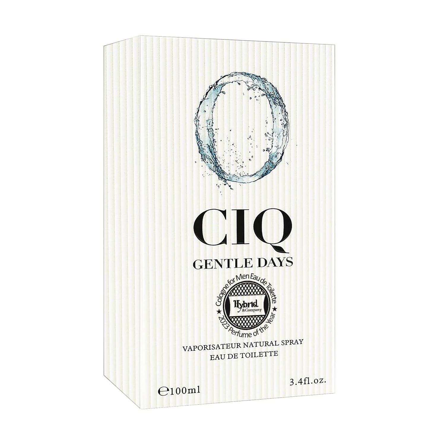 Hybrid & Company Ciq Gentle Days Pour Homme Eau De Toilette Natural Spray Vaporisateur,3.4FL.OZ