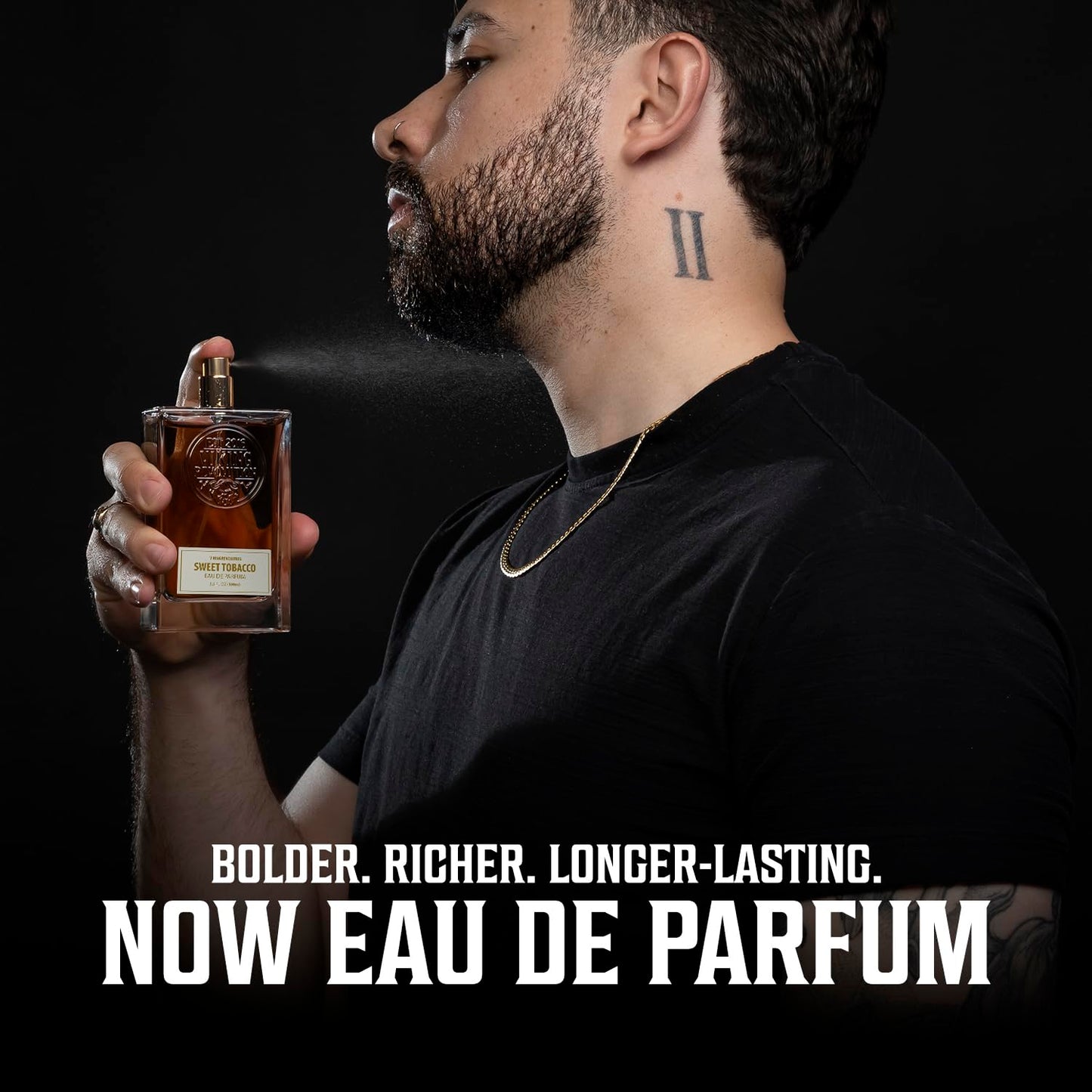 Viking Revolution Sweet Tobacco Cologne for Men - Eau de Parfum - With notes of Tonka Bean, Clementine, Cinnamon, Vanilla, Tobacco, Musk, Ambergris, Leather, Agastache - Gifts for Men 3.5 Fl Oz