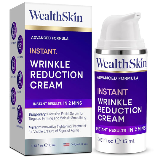 Instant Rapid Wrinkle Eye Cream: Temporary Effects Firm & Lift Under Eye Bags and Reduction Puffiness and Remover Dark Circles - 60 Second Tightener 30mL