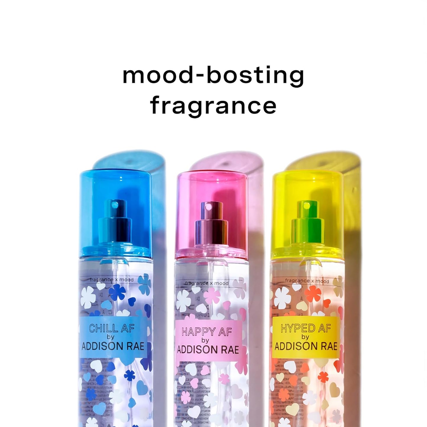 Addison Rae Happy Body & Hair Mist for Women - Fruity Floral Feminine Scent - Body Spray Pink Lychee and Red Grapefruit - Long-Lasting, Everyday Wear Fragrance for Her - Vegan, Cruelty Free - 8oz