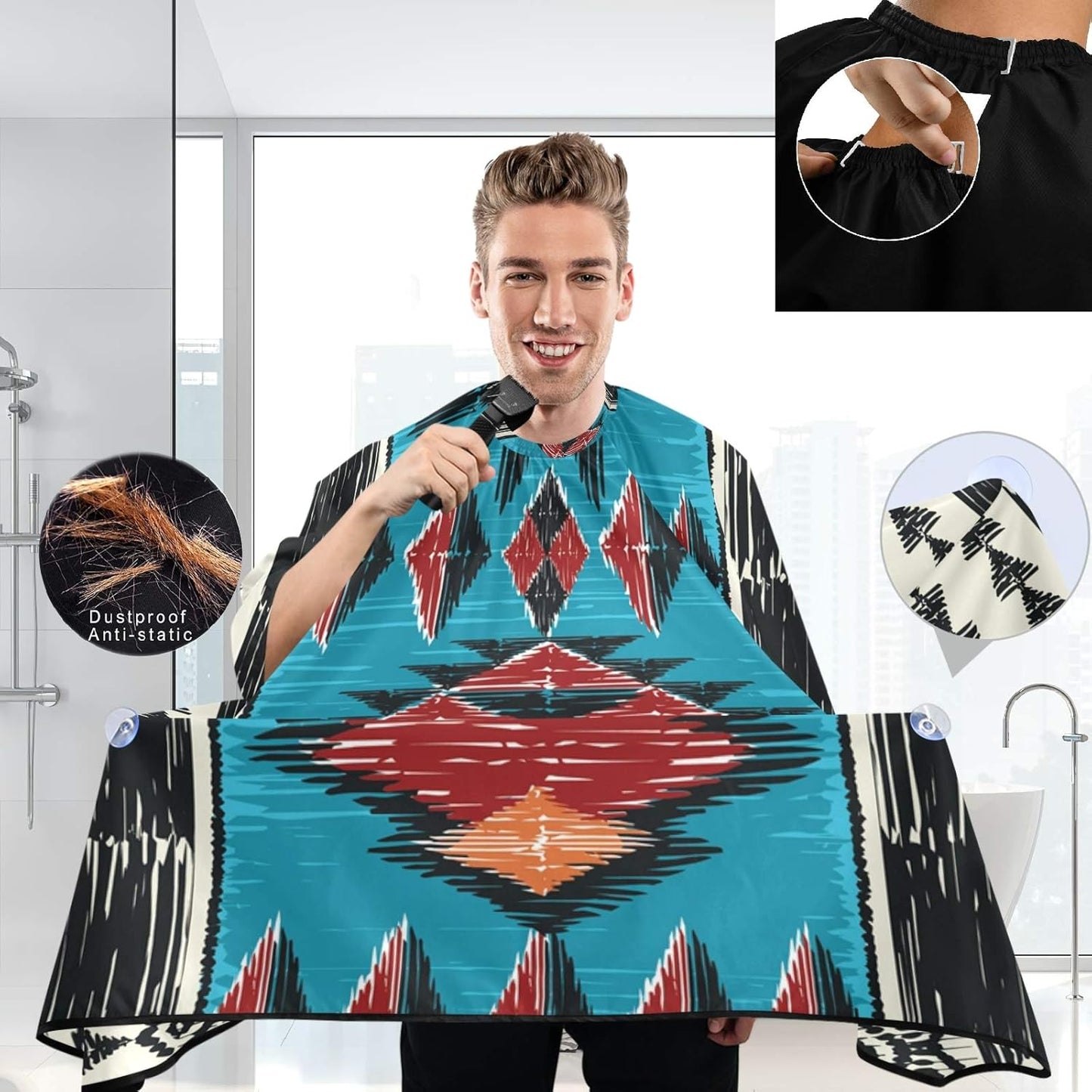Stylish Barbershop Salon Barber Cape Haircut Cape Salon Apron Unisex Hair Cutting Apron for Men Women