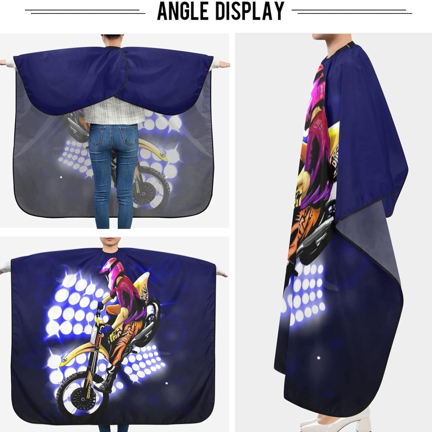 Stylish Barbershop Salon Barber Cape Haircut Cape Salon Apron Unisex Hair Cutting Apron for Men Women