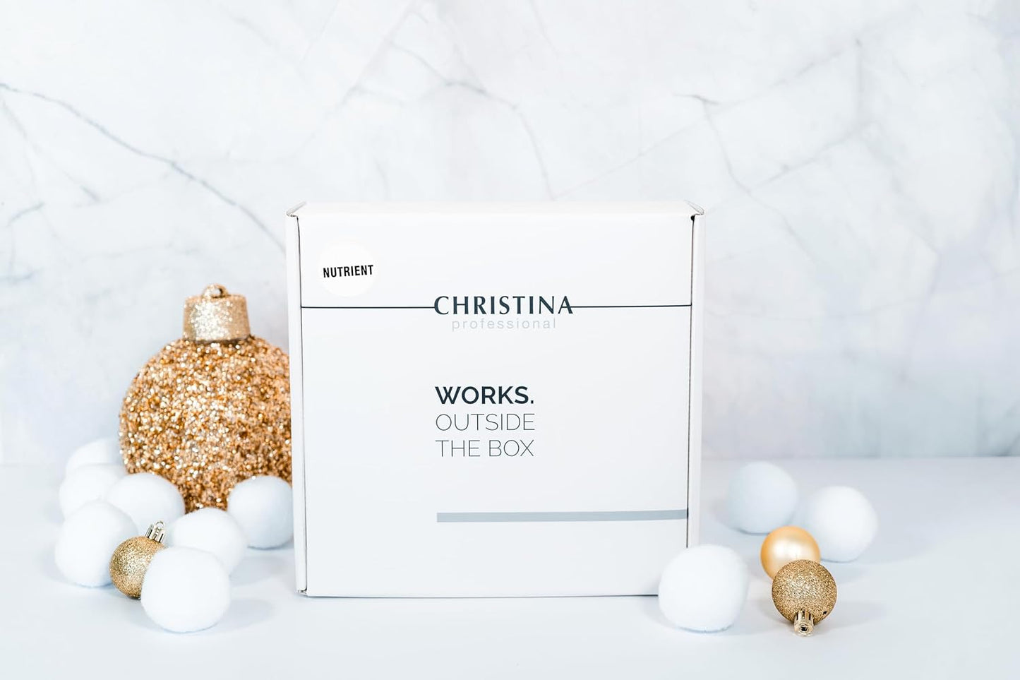 -CHRISTINA- Christmas Gift Box #5 Line Repair Nutrient | Cleanser Serum Day Cream SPF15 Aqua Mist