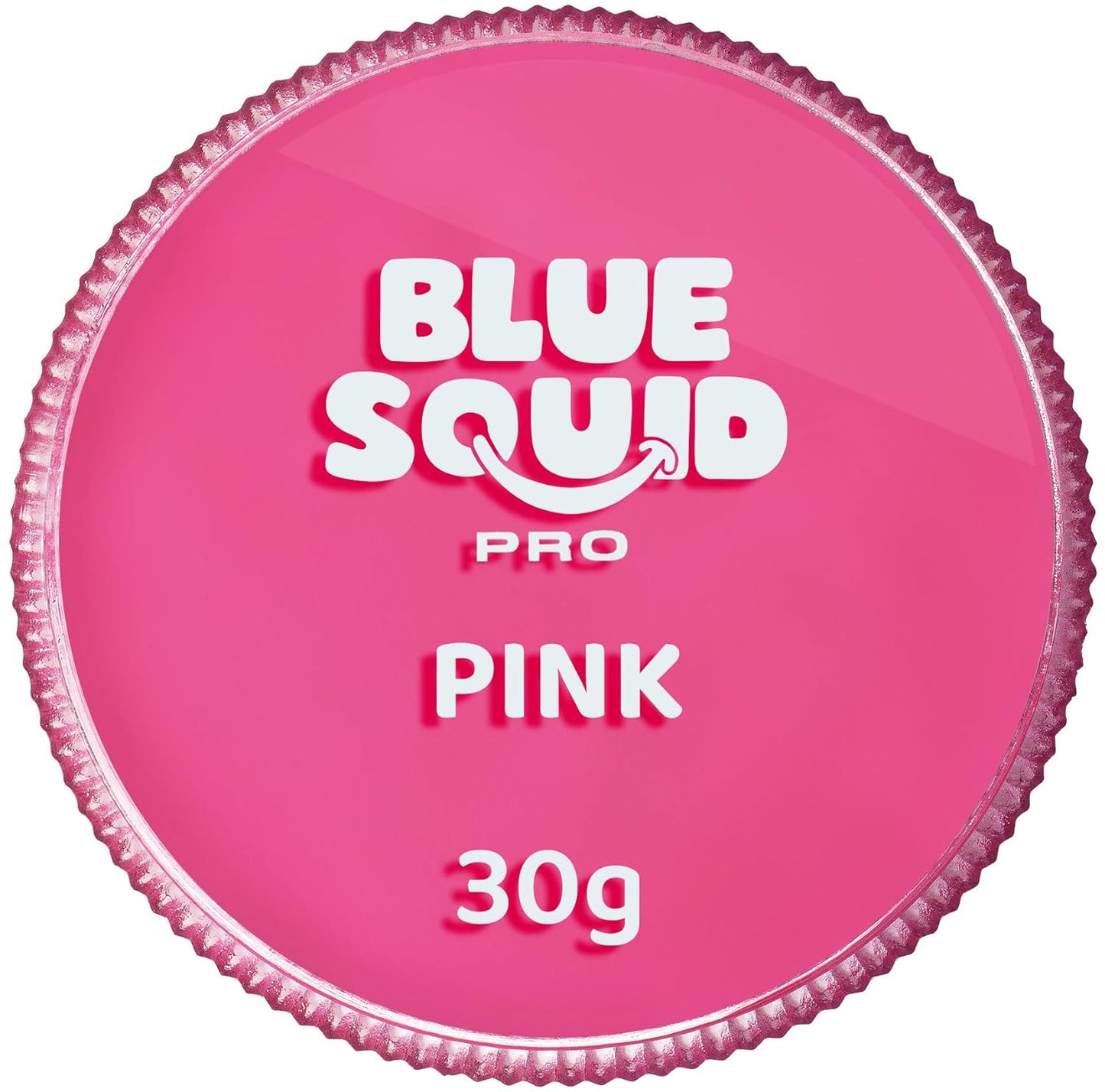 Blue Squid Face Paint Water Based Single Cake Professional Face Paint & Body Paint - Water Activated, Kids Adults Face Painting for Costume, Halloween Makeup, Cosplay - Classic Pink Face Paint 30g