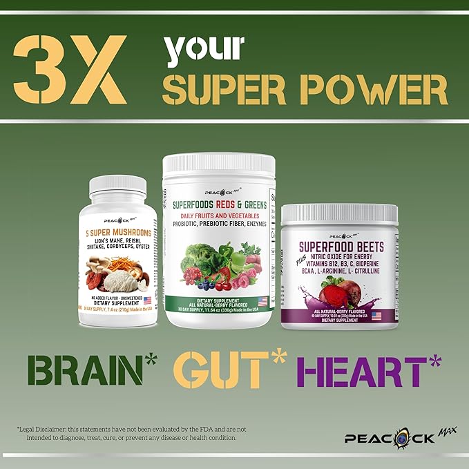 Superfoods Reds and Green Organic Daily 11.64 oz