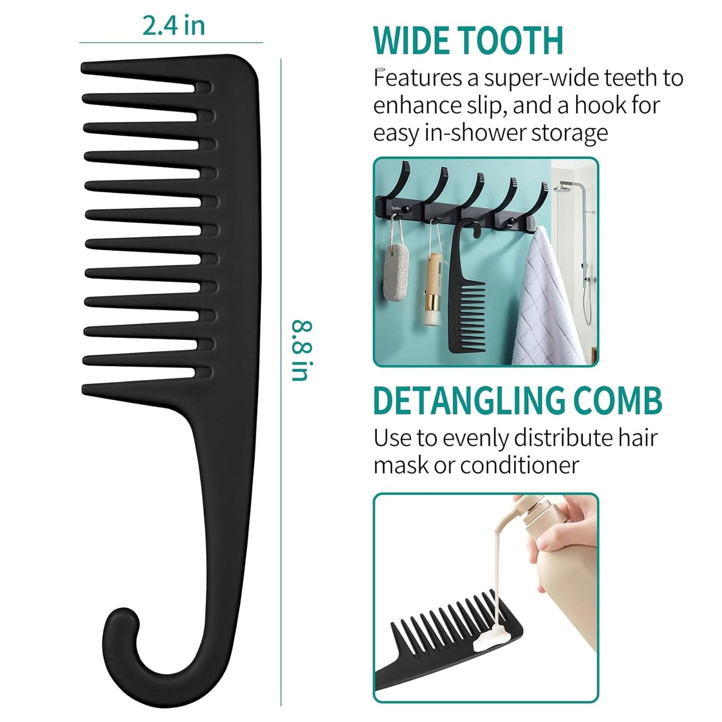 Hair Brush set for Curly, Detangling Hair Brush for Afro America/African Hair Textured 3a to 4c, Detangler Brush for Women Men Kids Styling Defining (Green)