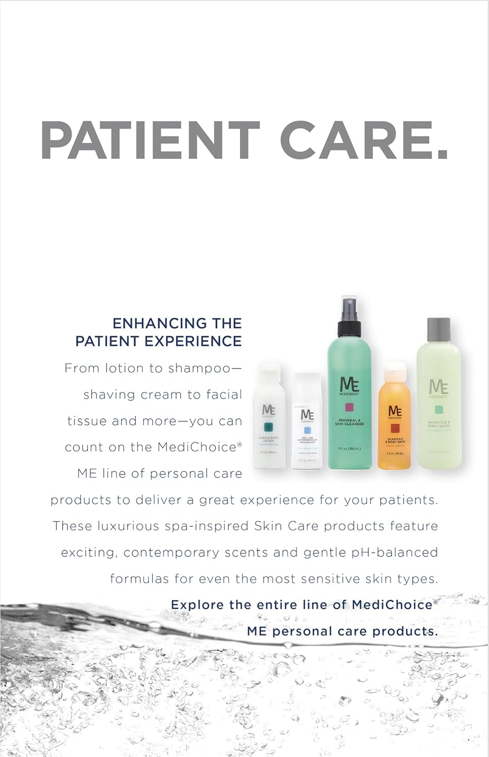 MediChoice Shampoo and Body Wash Bath Gel in One - Mild Scent, Non-Irritating, Flip-Top Cap - Bulk Travel Size for Hotels Travelers Hospitals 2oz. PC8020 Case 144