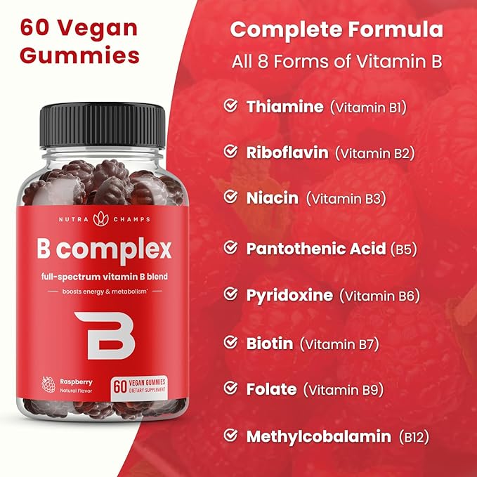 NutraChamps Biotin & B Complex Gummies