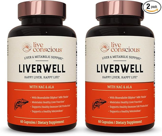 LiverWell Liver Cleanse, Rejuvenation, Metabolic Support 2 Pack