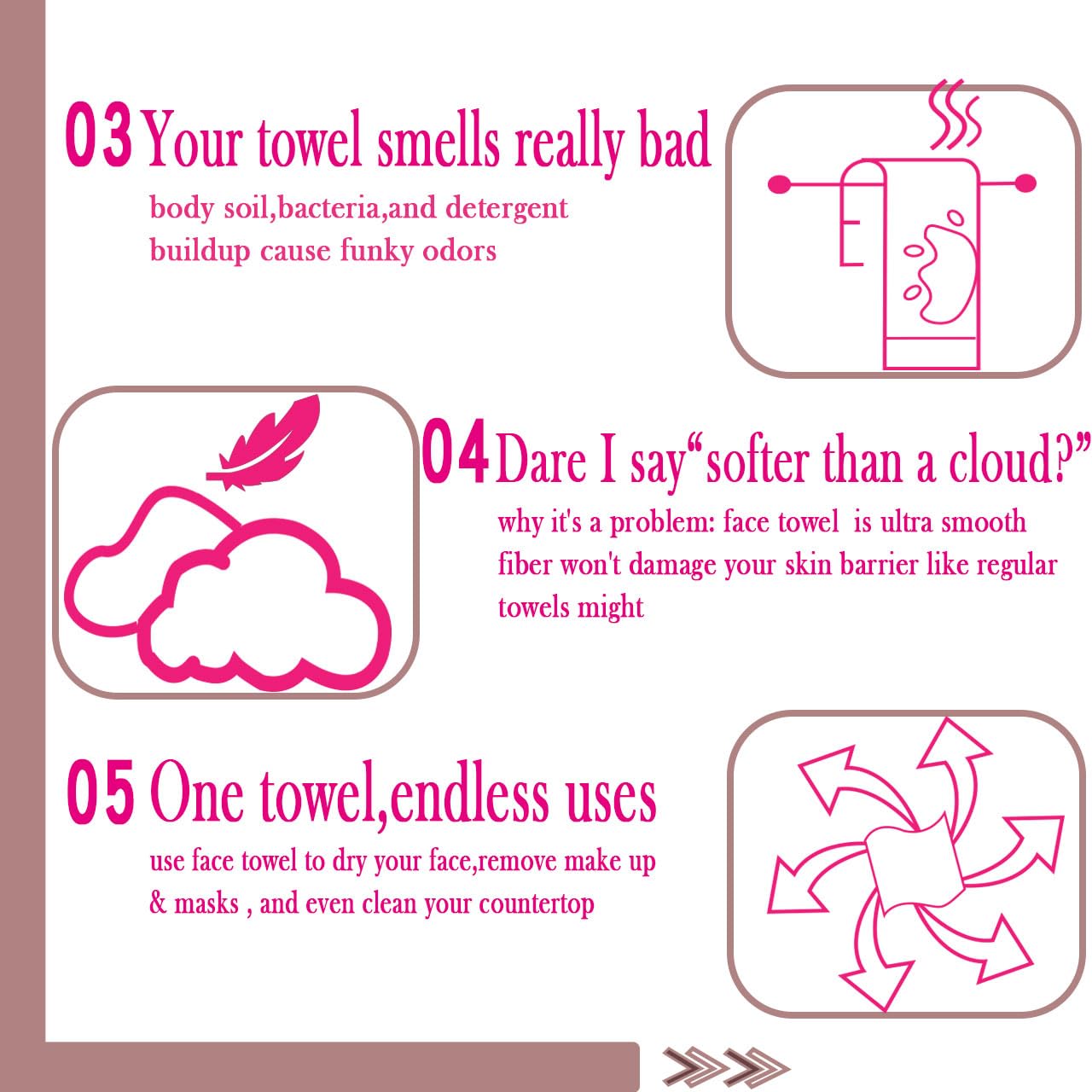 Disposable Face Towels XL, Ultra Thick & Soft Makeup Remover Dry Wipes, Dry and Wet Dual-Use Daily Facial Tissues, Skin Towels Disposable for Sensitive Skin, 9.84"×11.8", 40 Count, 1 Pack