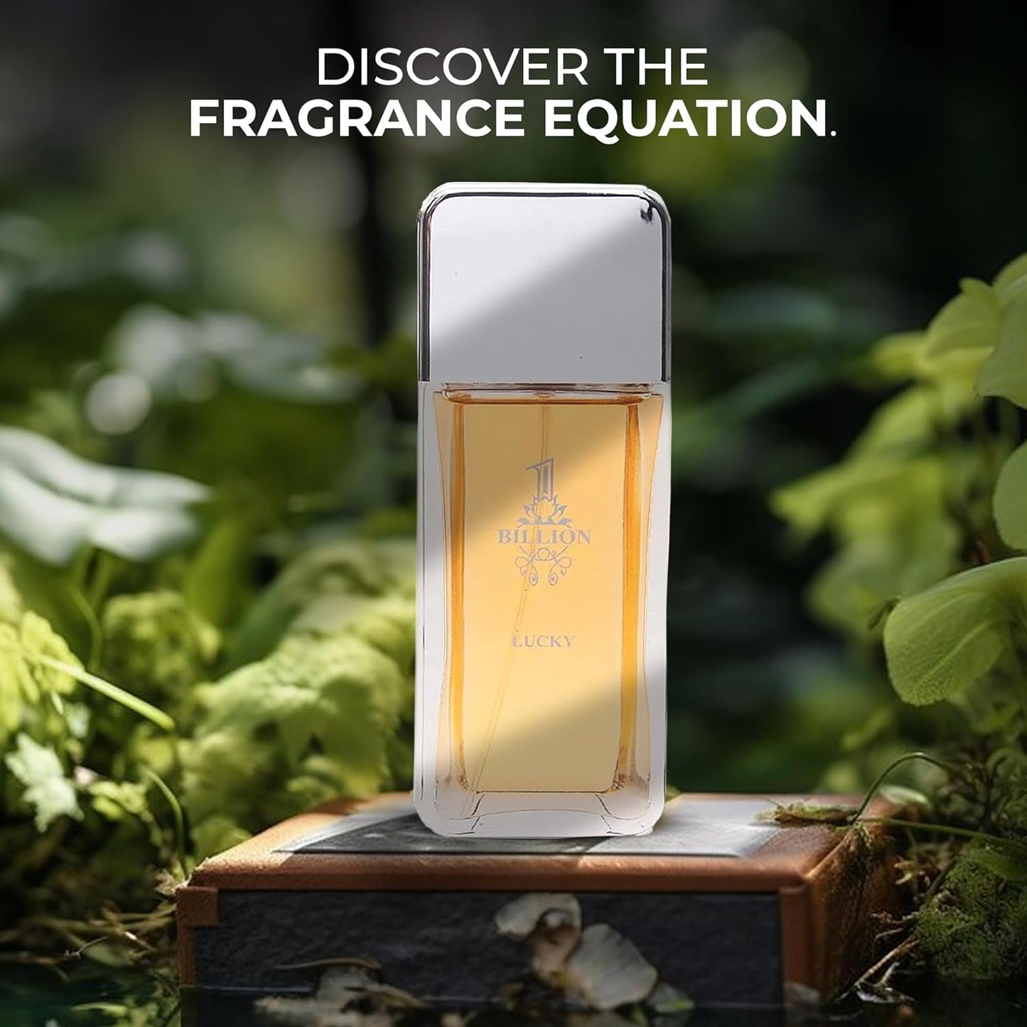 Men's Cologne 1 Billion Lucky Eau De Toilette Spray Perfume Fresh Scent 3.4 Fl Oz Daily Used