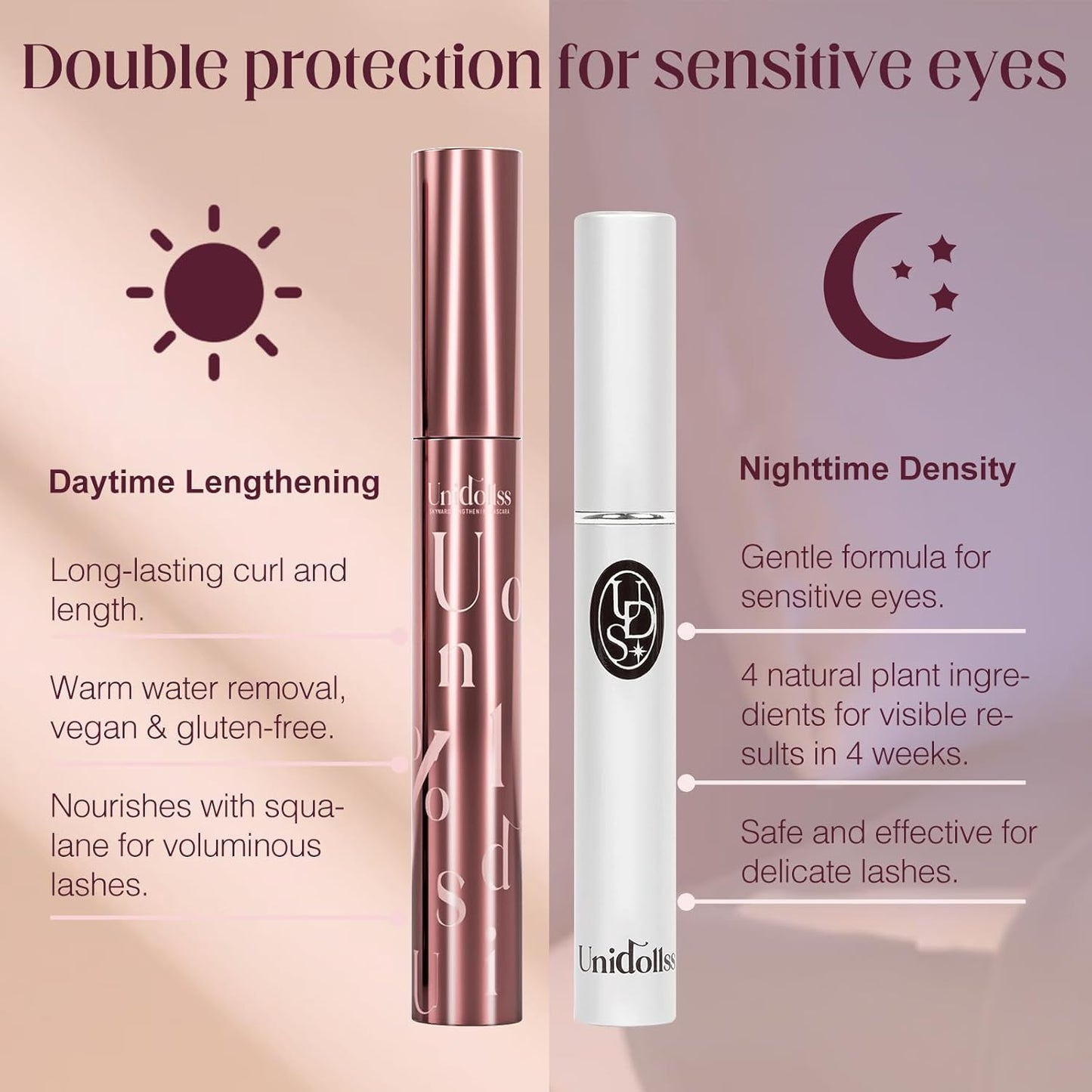 lash mascara and serum set Safe for Sensitive Eyes