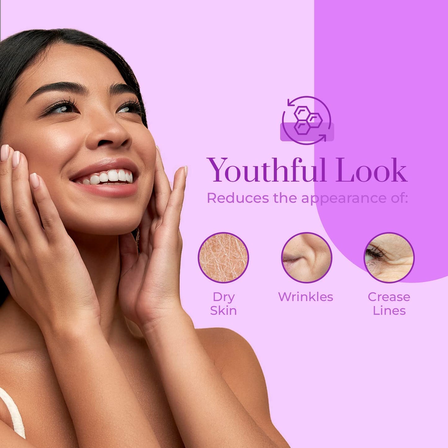 Clear Beauty Collagen Face Moisturizer - Hydrating, Firming Anti Aging Day Cream For Dry Skin - Strengthens Skin Barrier And Smooths Fine Lines - Dermatologist Tested, Korean Skin Care Vegan - 1.69 Oz