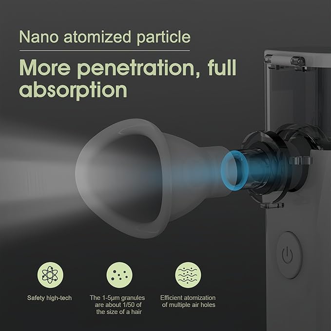 Nano Eye Mist Steam Sprayer Portable Compress for Relief Dry Eyes Eye Fatigue Products Eyelid Eye Care SPA Nebulizer Device Mini Face Eye Moisturizing Cleaning Soothing Steamer-Green