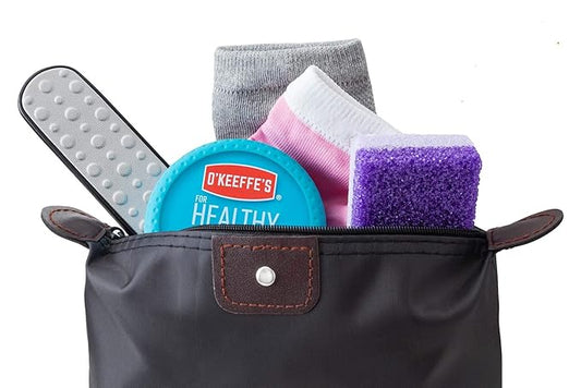 Dry Cracked Heel Repair Intensive Treatment Foot Spa Kit With Skin Moisturizing Feet Cream With 2 Pair Silicone Moistu