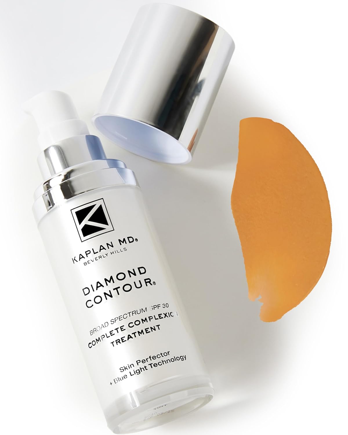 Kaplan MD Diamond Contour Broad Spectrum SPF 30 - Complete Complexion Treatment, Hydrating Sheer Coverage, UVA/UVB & Blue Light Protection, Fragrance-Free, Deep Tinted Sunscreen for Face