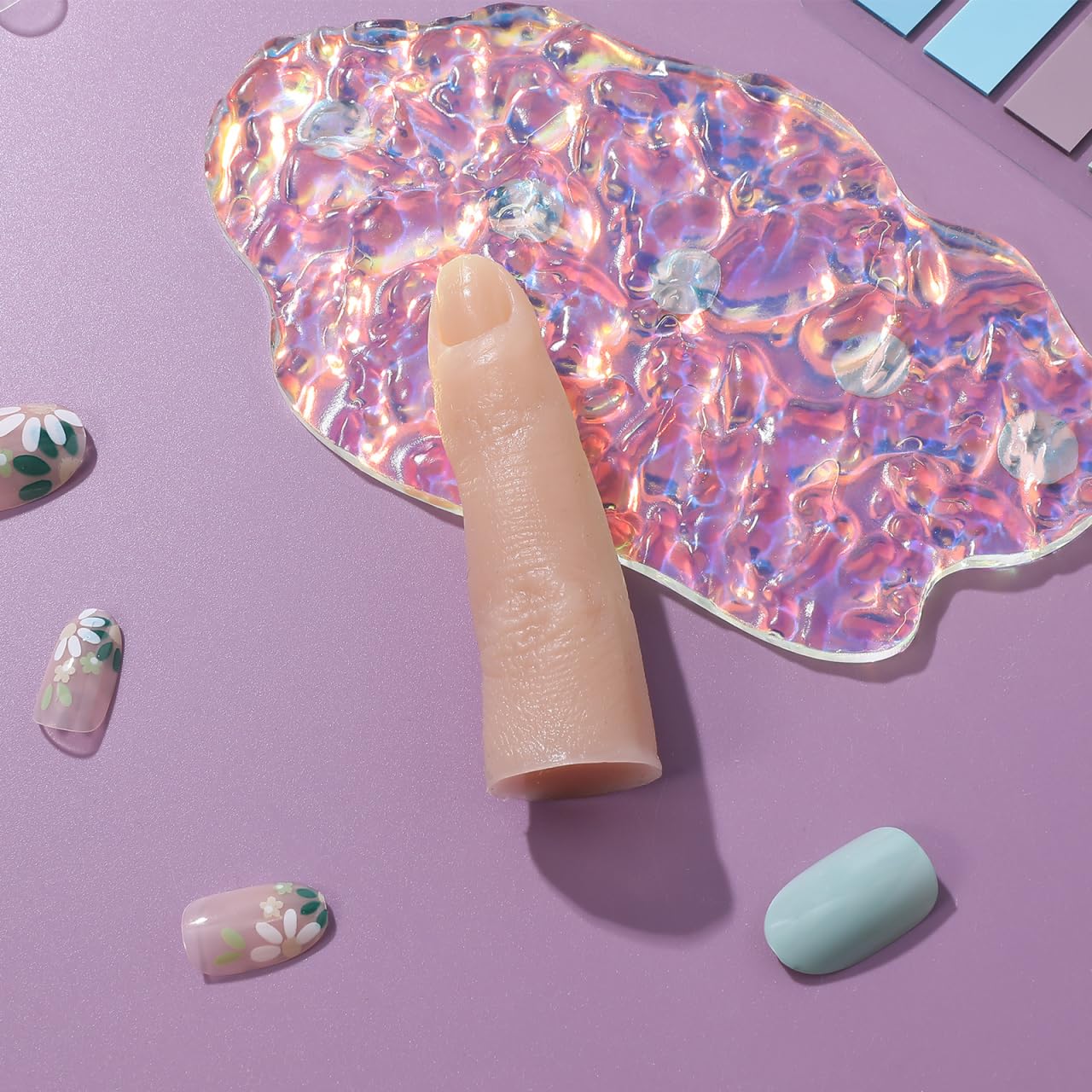 Nail Art Finger Models Training Finger Models prosthetic hand props Nail piece Acrylic Artificial Silicone Fake human body artificial manicure