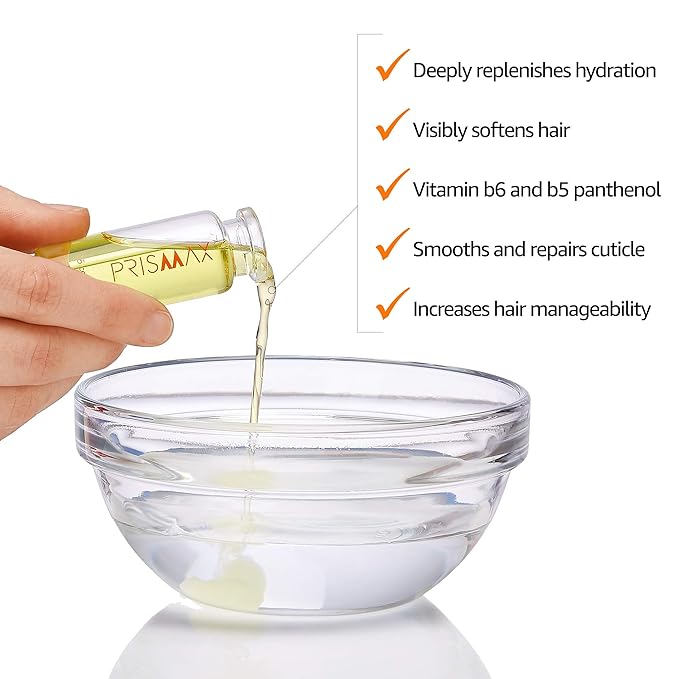 Prismax Nutritivo Deep-Conditioning Hair Treatment - Rejuvenate dry/damaged hair, improve manageability, reduce frizz/porosity with vitamin b6 and b5 panthenol - Formaldehyde-free - 5 Treatments