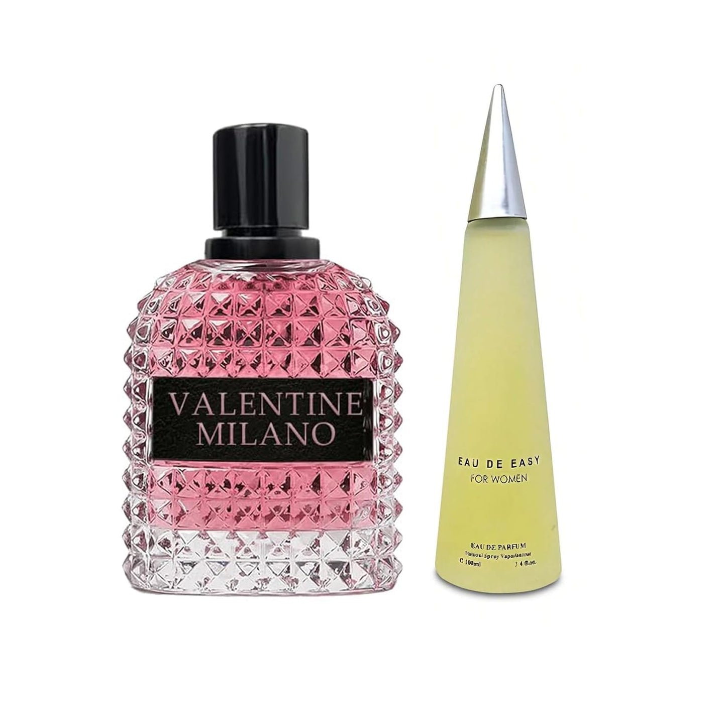 Women's Perfume Combo Set Milano Women&Easy Women Floral Fruity Fragrance Eau De Parfum Elegant 100ml Bottle Natural Spray Each for Daily Used
