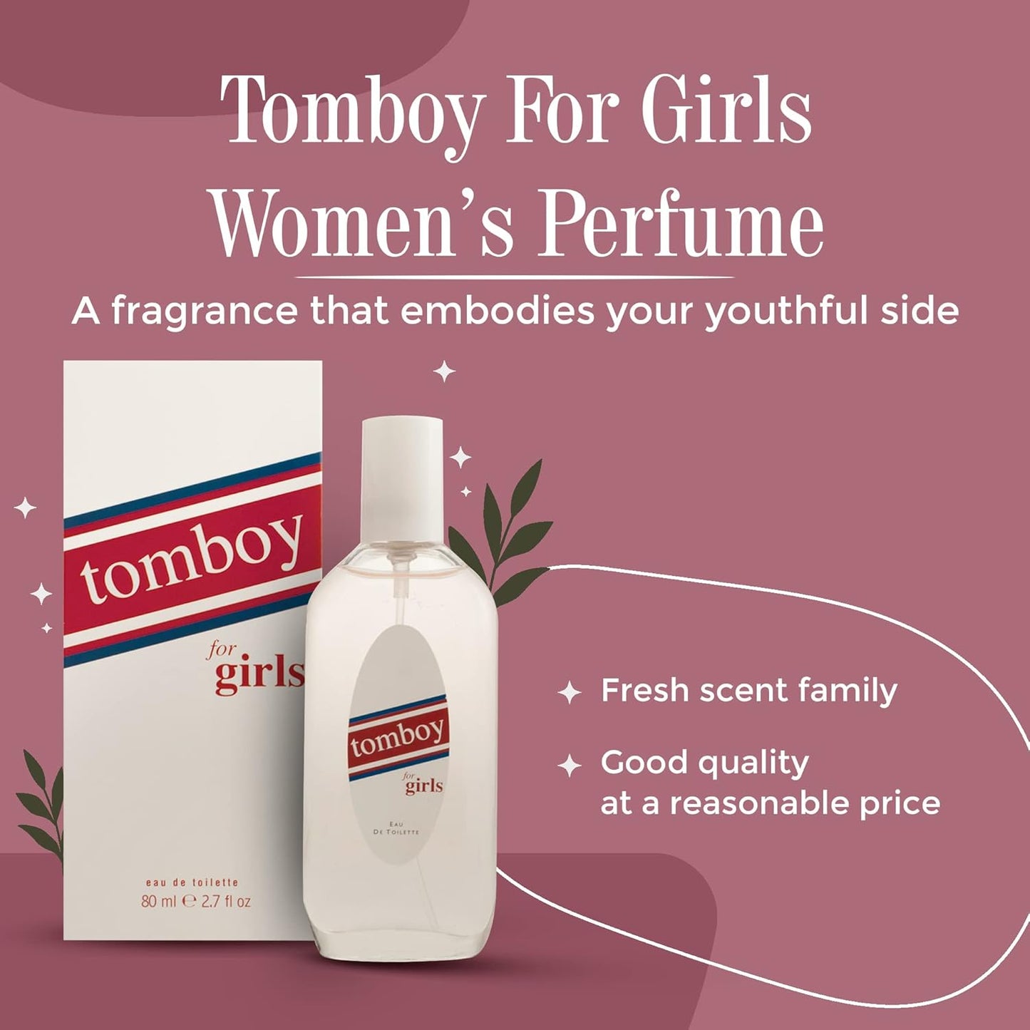 American Collection Perfume for Women – INSPIRED by A WORLD RENOWED WOMEN'S PERFUME – Freesia, Sage, Jasmine, Amber – Elegant, Fresh, Signature Scent, Long-Lasting Eau De Toilette 80 ml (Apple)