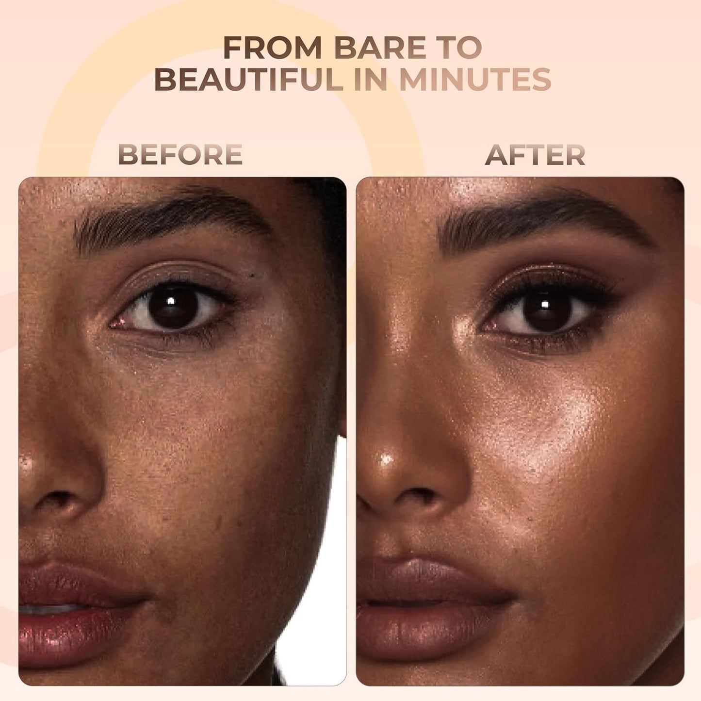 Ebony Shade Foundation (5g Sample Size Jar) Matte Mineral Makeup Loose Powder Foundation – Full Coverage, Natural Finish, Noncomedogenic, SPF 30