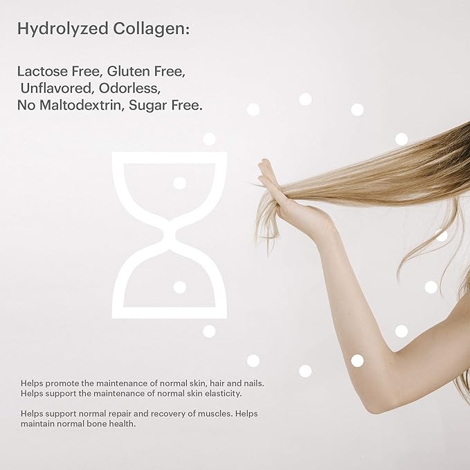 SESEN Hydrolyzed Collagen + Hyaluronic Acid + Biotin en polvo (Pink) Powder 17.6 oz