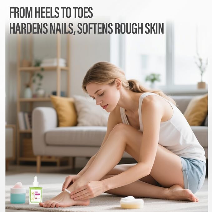 CHUCHU Nail Strengthener - Kiwi Scent Nail Repair Growth Moisturizing Treatment - Natural Jojoba Vitamin B & E Cuticle Oil for Dry Cracked Nails