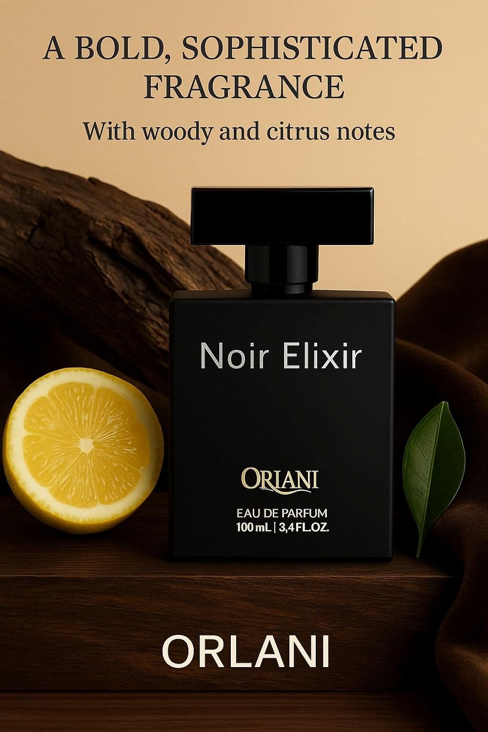 Noir Elixir 3.4 Oz Extrait De Perfume (EDP) for Men, Women Parfum Higher Concentration – Long-Lasting, Unisex Fragrance 105 ml with Bold and Sophisticated Scent Inspired by Aventus Creed