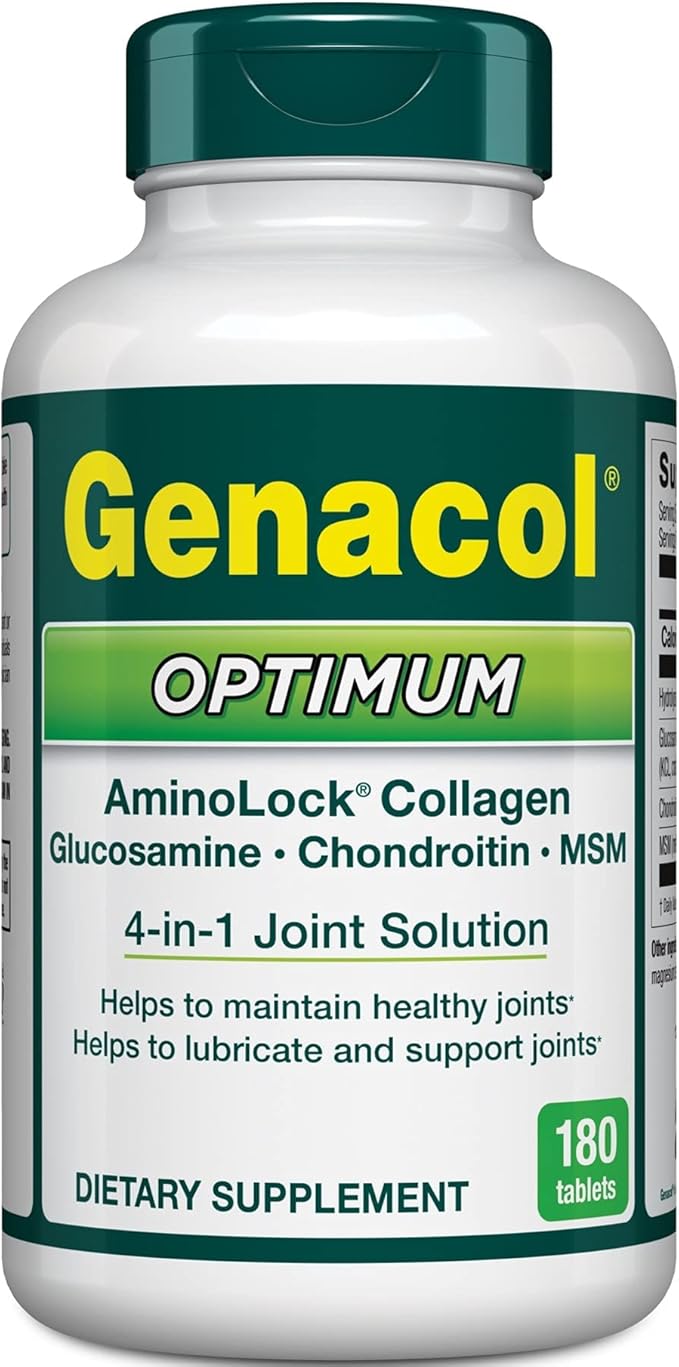 Genacol Glucosamine, Chondroitin, MSM and Collagen 180 Tablets