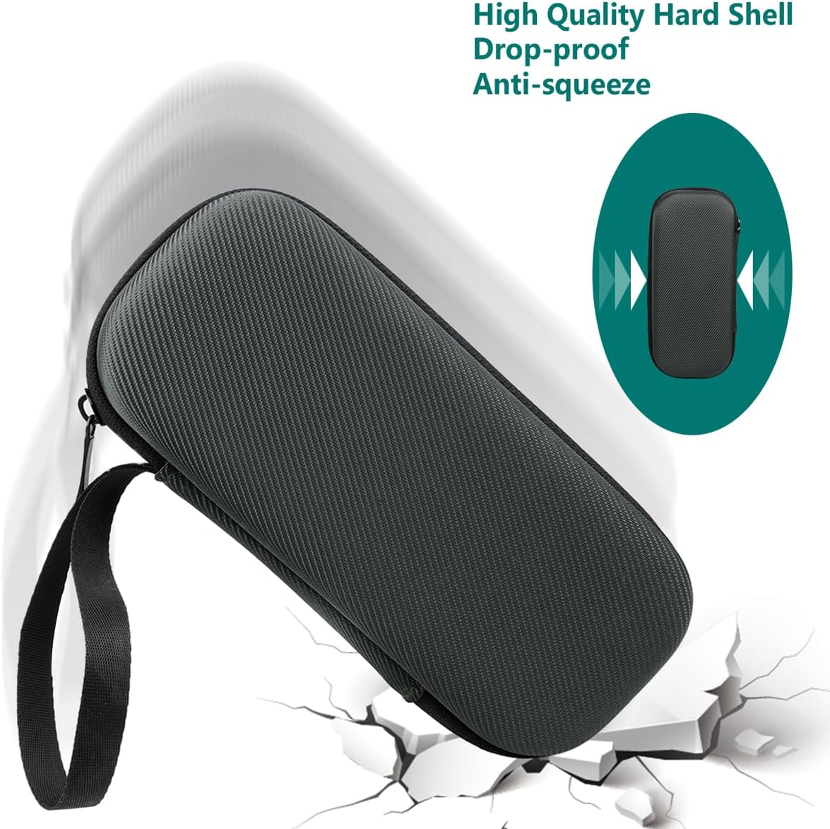 Travel Case for Philips Norelco One Blade Trimmers, Portable Hard Case for One Blade Replacement Heads Acessories, QP2520, QP2630, QP6510, QP6520, QP653, Fashinable Storage Carrying Bag