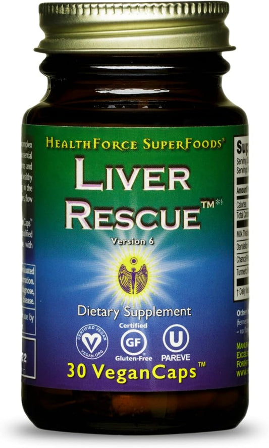 HEALTHFORCE SUPERFOODS Liver Rescue 30 Capsules