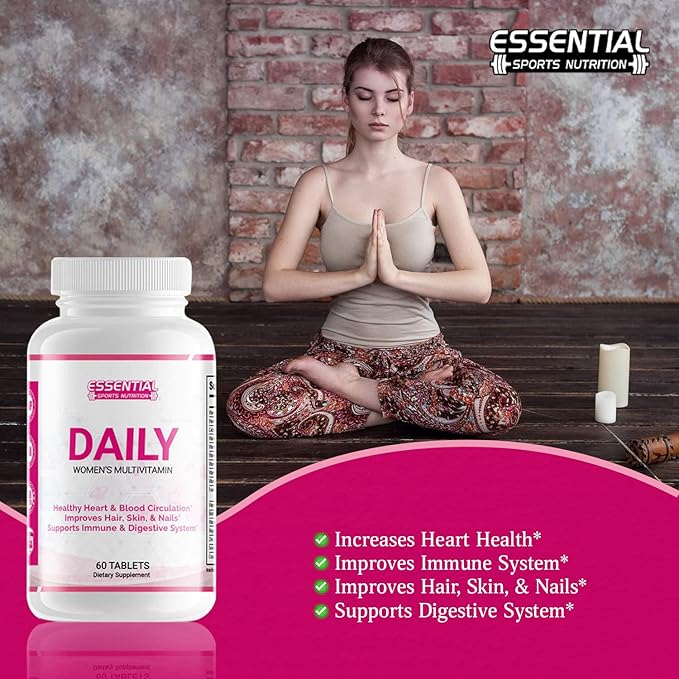 Multivitamins for Women Supplement-Includes Biotin -Vitamin A- Energy and Immune Support, to Improve Blood Circulation, Skin, Hair & Nails