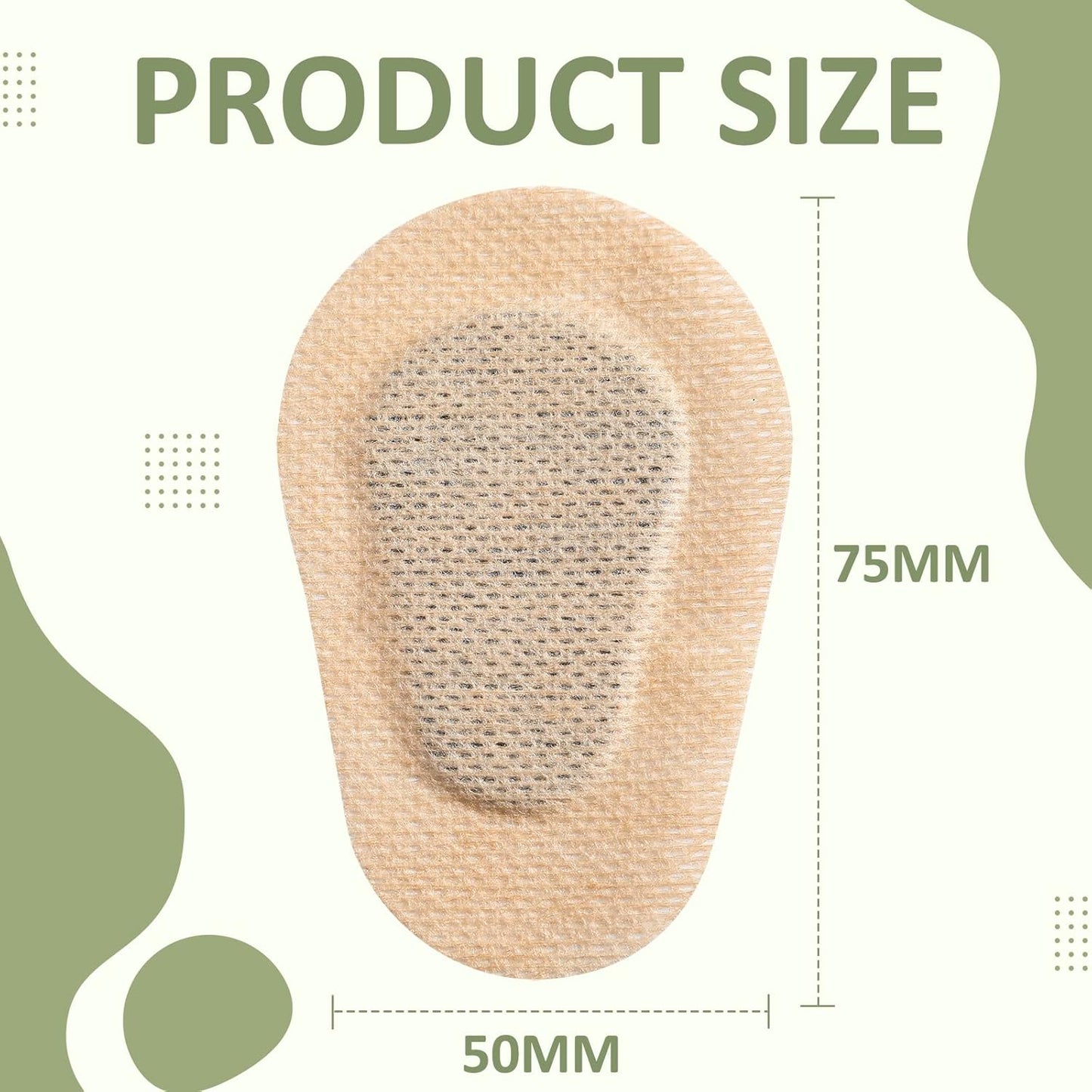 Panitay 40 Pcs Adhesive Eye Patches for Adults Disposable Breathable Medical Eye Patch for Amblyopia Lazy Latex Free Adhesive Bandages for Men(3 x 2 Inch,Nude)