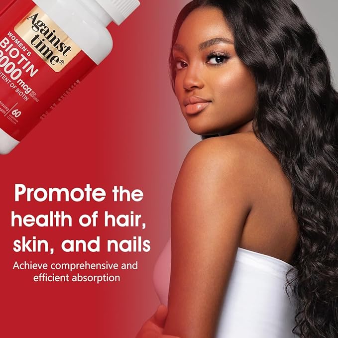 Biotin Supplement, 12,000 mcg, 60 Rapid Release Softgels, Supports Hair, Skin and Nails