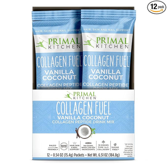 Collagen Fuel Vanilla Packets 0.54 Ounce (Pack of 12)
