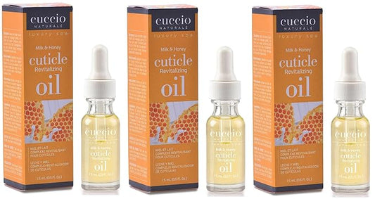 Cuccio Milk & Honey Cuticle Revitalizer Complex Oil 0.5 oz (3 Pieces)