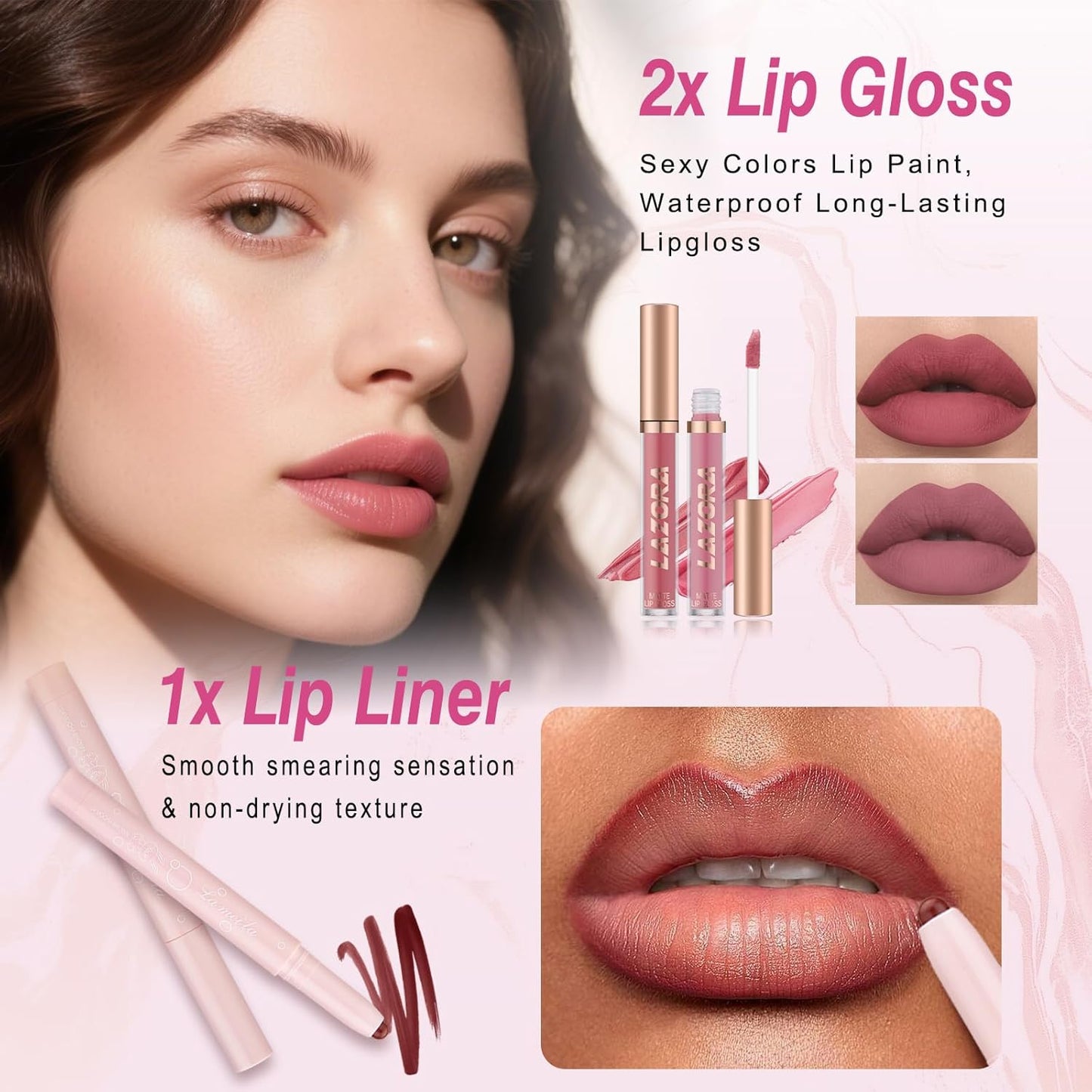 Makeup Set for Teens Makeup Kits for Teens & Girls Women - Travel Makeup Kit for Women Full Kit with Eyeshadow Palette, Lipstick & More, Make Up Set for Teenager Girls