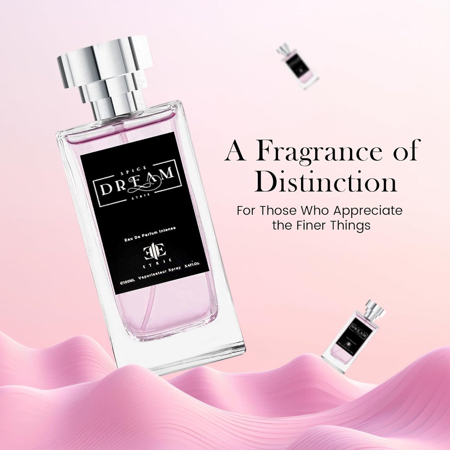 Spice Dream Men's Cologne Eau De Parfum 3.4 Fl Oz - Warm & Exotic Spicy Scent - Long-Lasting Fragrance for Men