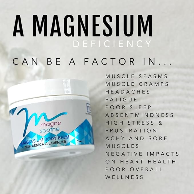 MagneSoothe Topical Magnesium Body Balm - 2 oz Jar